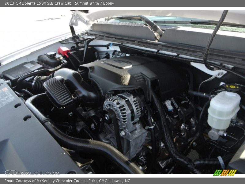 Summit White / Ebony 2013 GMC Sierra 1500 SLE Crew Cab