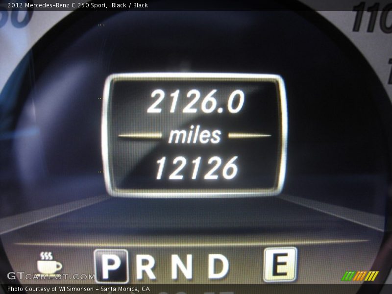 Black / Black 2012 Mercedes-Benz C 250 Sport