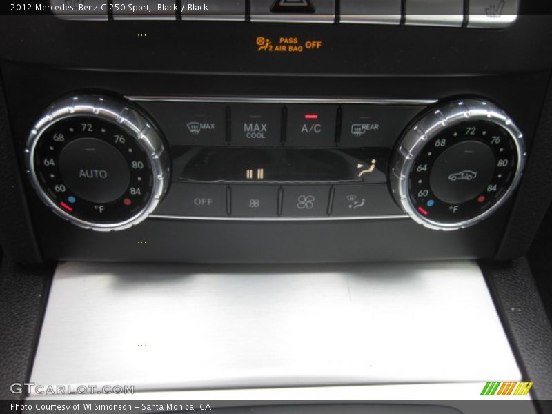 Black / Black 2012 Mercedes-Benz C 250 Sport