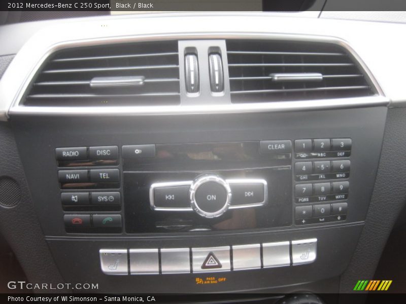 Black / Black 2012 Mercedes-Benz C 250 Sport