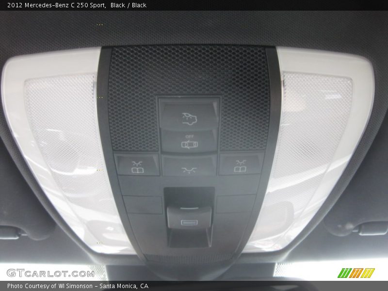 Black / Black 2012 Mercedes-Benz C 250 Sport