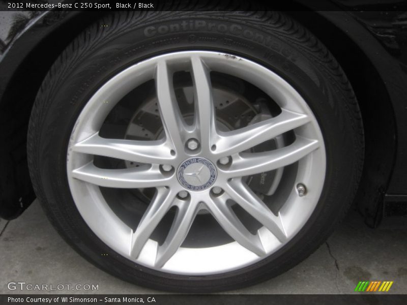 Black / Black 2012 Mercedes-Benz C 250 Sport