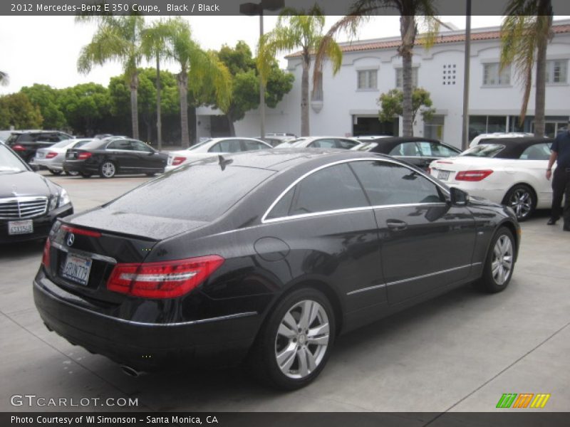 Black / Black 2012 Mercedes-Benz E 350 Coupe
