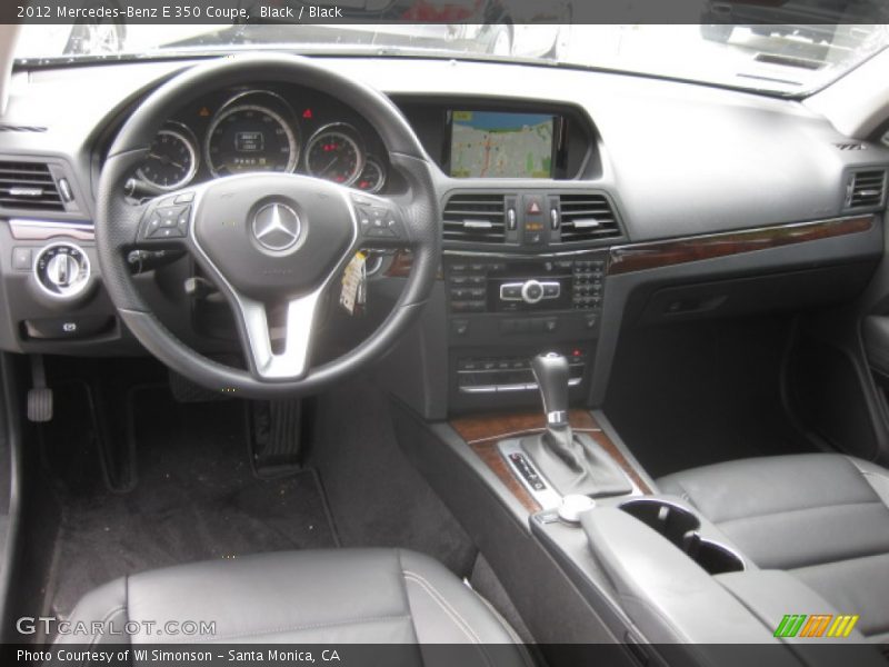 Black / Black 2012 Mercedes-Benz E 350 Coupe