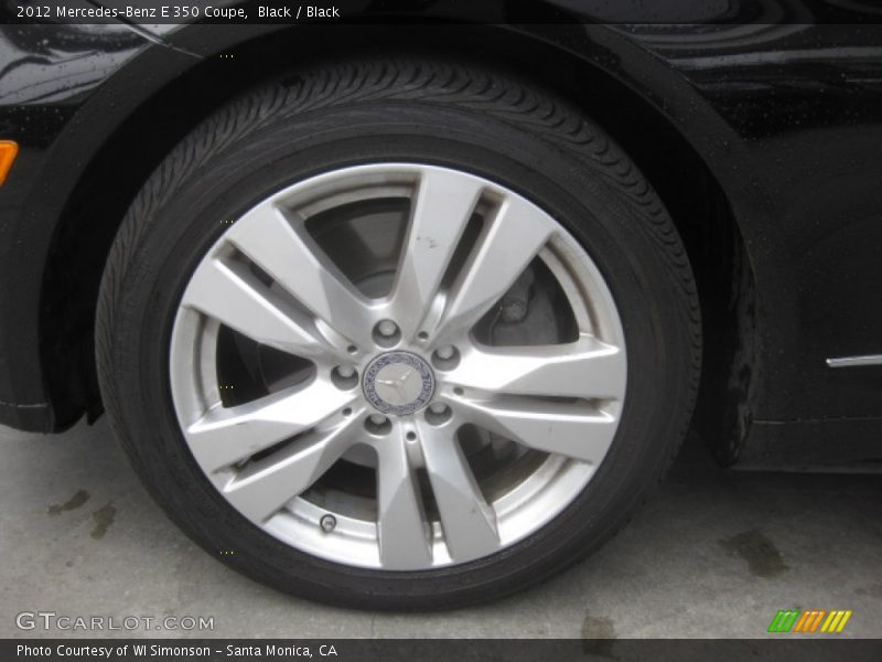 Black / Black 2012 Mercedes-Benz E 350 Coupe