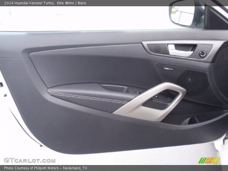 Elite White / Black 2014 Hyundai Veloster Turbo