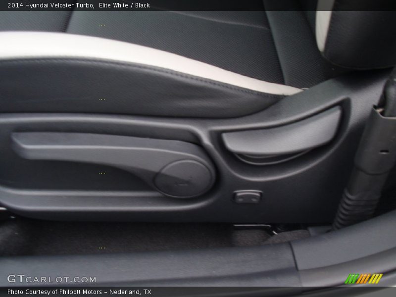 Elite White / Black 2014 Hyundai Veloster Turbo