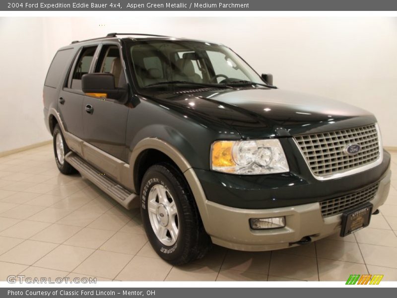 Aspen Green Metallic / Medium Parchment 2004 Ford Expedition Eddie Bauer 4x4