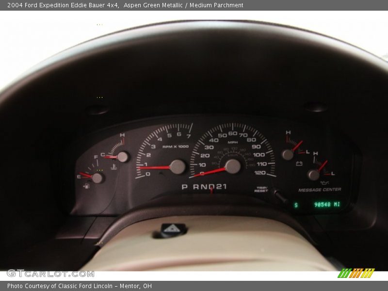 Aspen Green Metallic / Medium Parchment 2004 Ford Expedition Eddie Bauer 4x4
