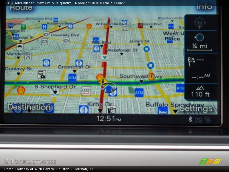 Moonlight Blue Metallic / Black 2014 Audi allroad Premium plus quattro