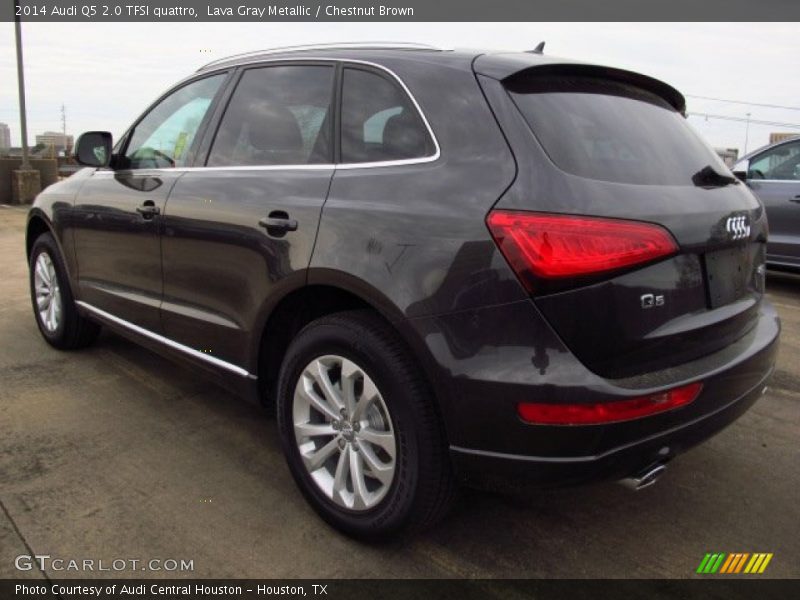 Lava Gray Metallic / Chestnut Brown 2014 Audi Q5 2.0 TFSI quattro