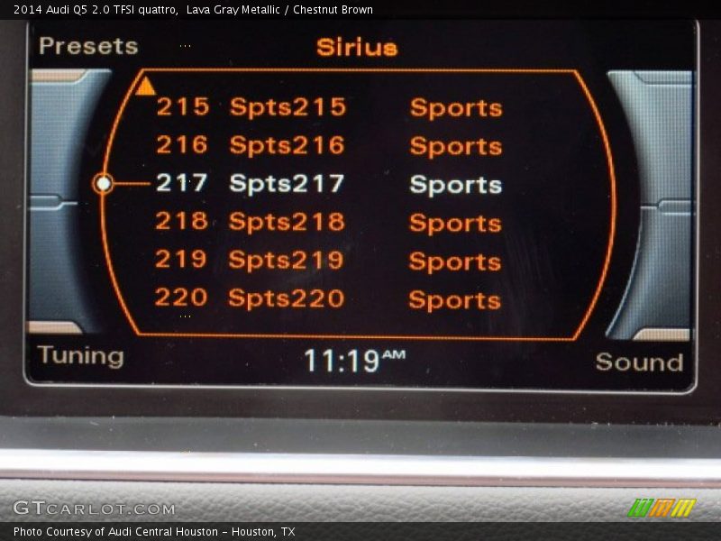 Lava Gray Metallic / Chestnut Brown 2014 Audi Q5 2.0 TFSI quattro