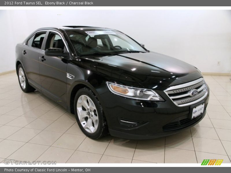 Ebony Black / Charcoal Black 2012 Ford Taurus SEL