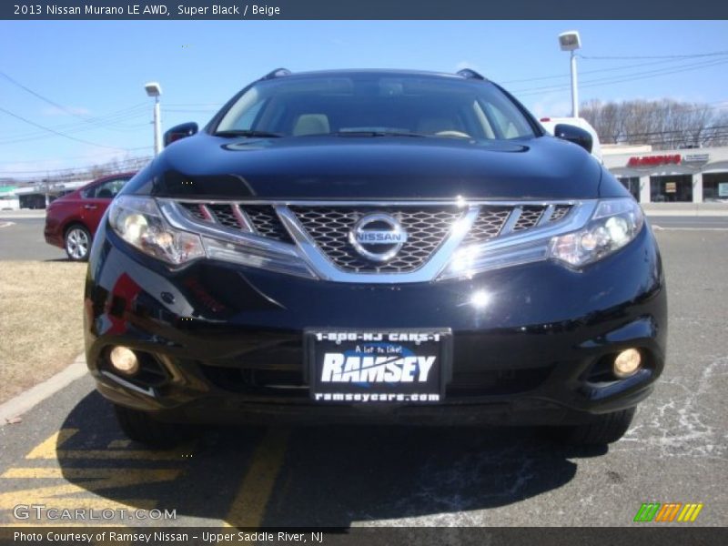 Super Black / Beige 2013 Nissan Murano LE AWD