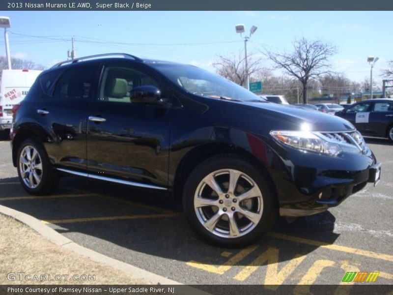 Super Black / Beige 2013 Nissan Murano LE AWD