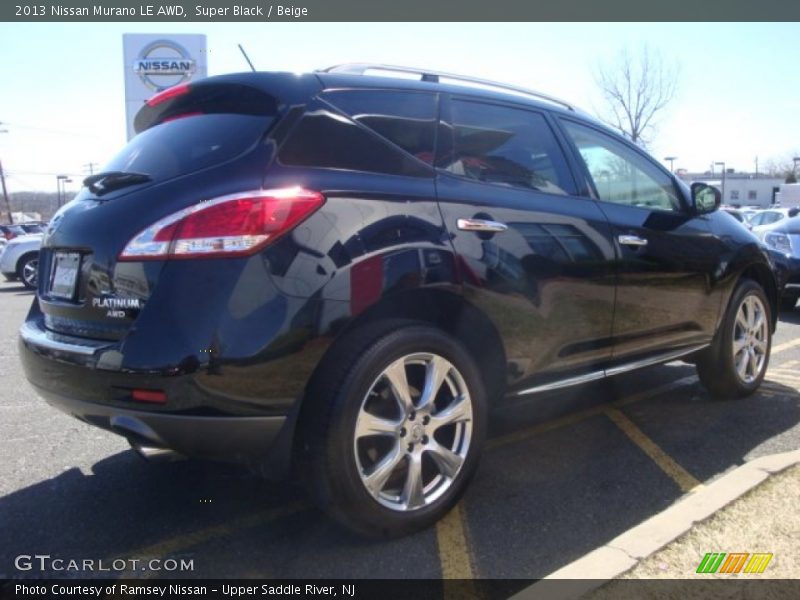Super Black / Beige 2013 Nissan Murano LE AWD