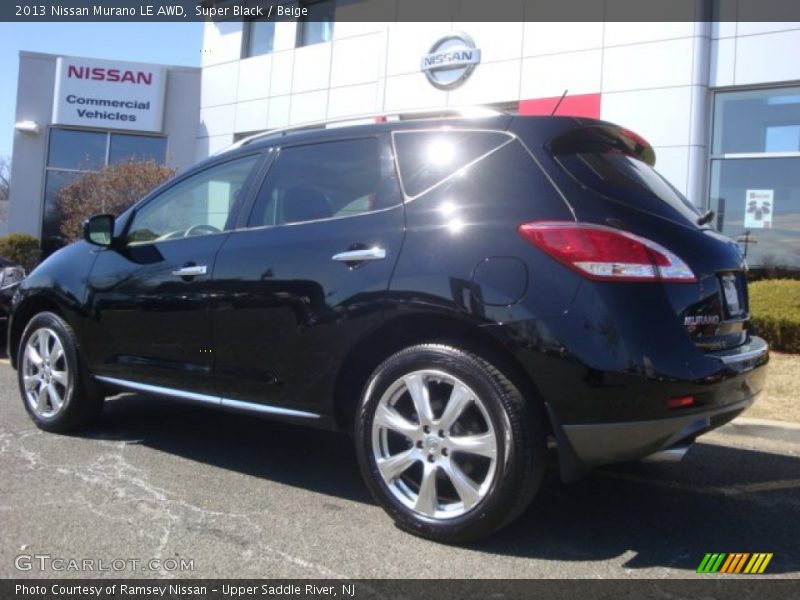 Super Black / Beige 2013 Nissan Murano LE AWD