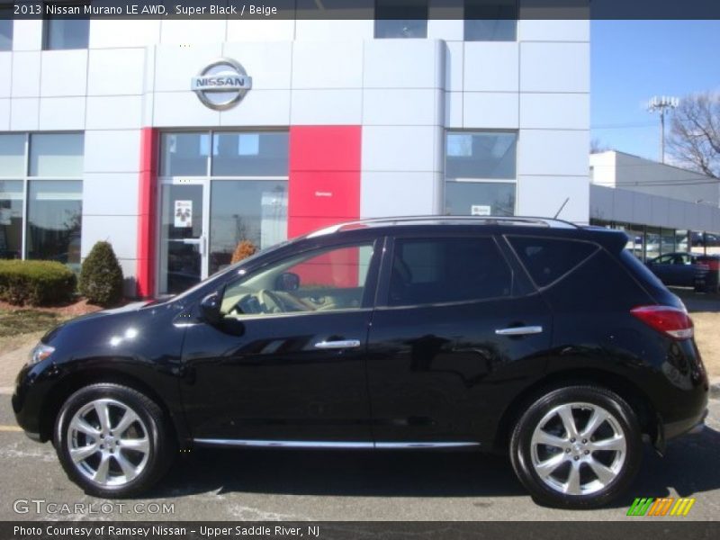 Super Black / Beige 2013 Nissan Murano LE AWD