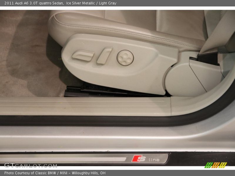 Ice Silver Metallic / Light Gray 2011 Audi A6 3.0T quattro Sedan