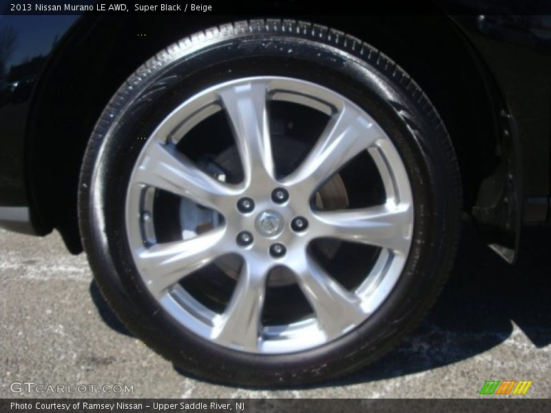 Super Black / Beige 2013 Nissan Murano LE AWD