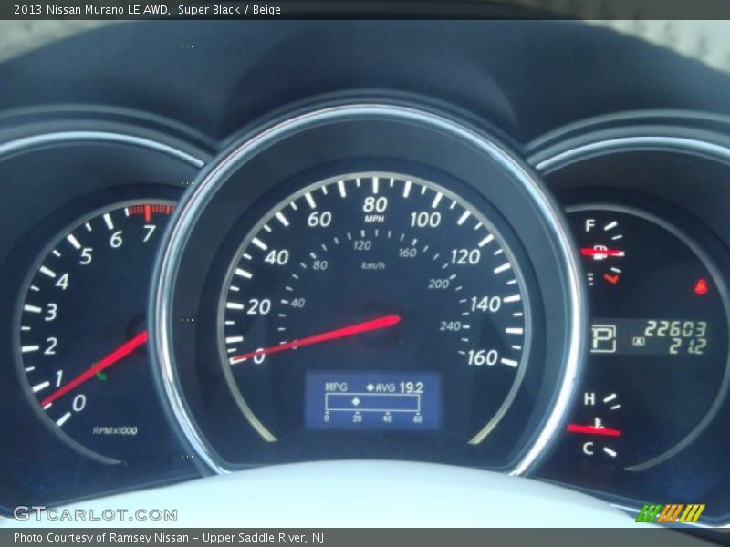 Super Black / Beige 2013 Nissan Murano LE AWD