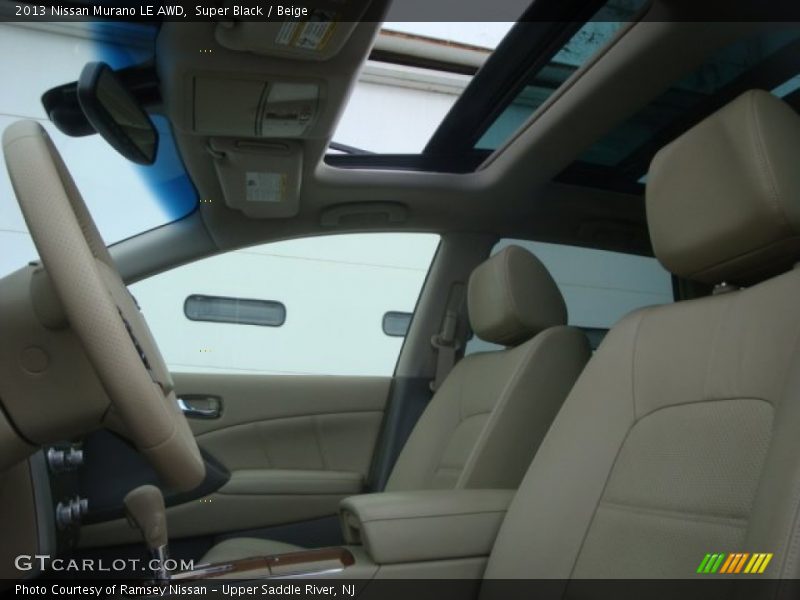 Super Black / Beige 2013 Nissan Murano LE AWD