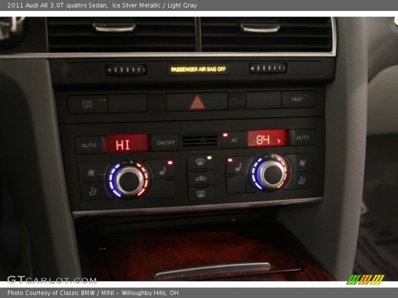 Ice Silver Metallic / Light Gray 2011 Audi A6 3.0T quattro Sedan