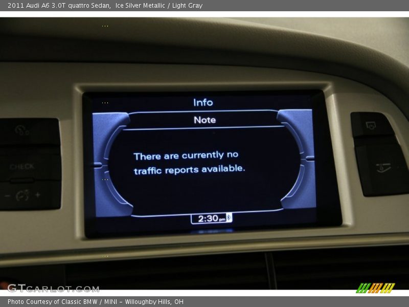 Ice Silver Metallic / Light Gray 2011 Audi A6 3.0T quattro Sedan