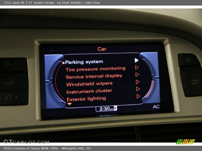 Ice Silver Metallic / Light Gray 2011 Audi A6 3.0T quattro Sedan