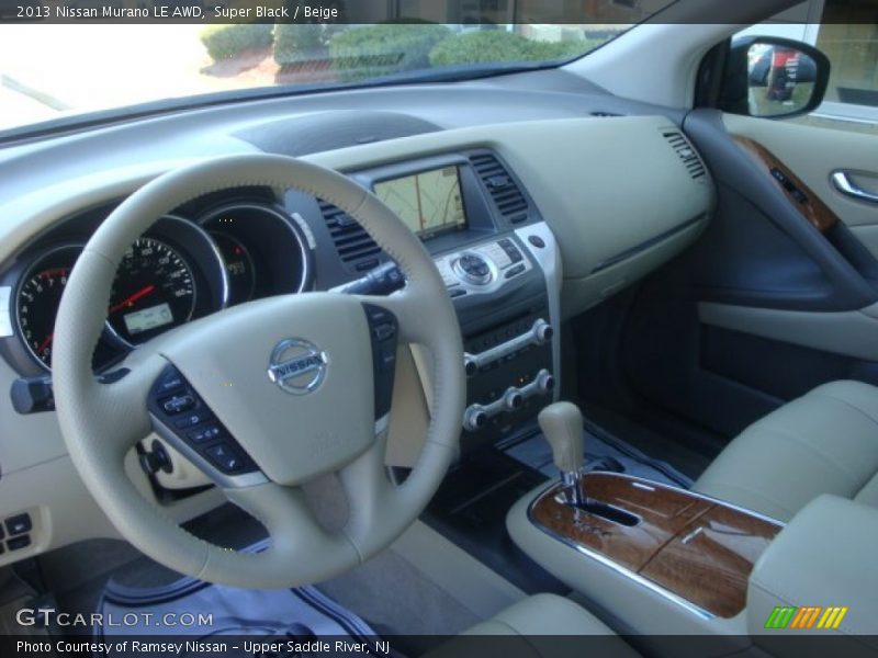 Super Black / Beige 2013 Nissan Murano LE AWD