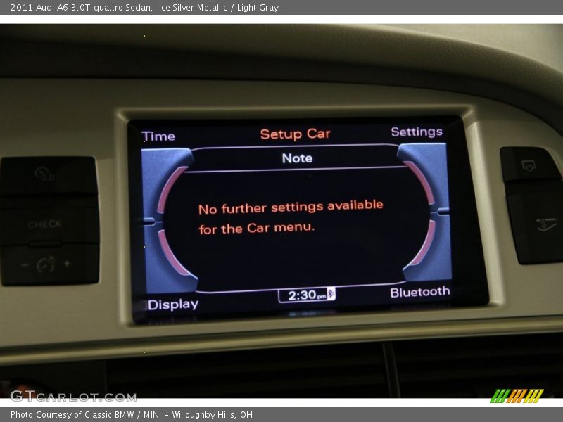 Ice Silver Metallic / Light Gray 2011 Audi A6 3.0T quattro Sedan