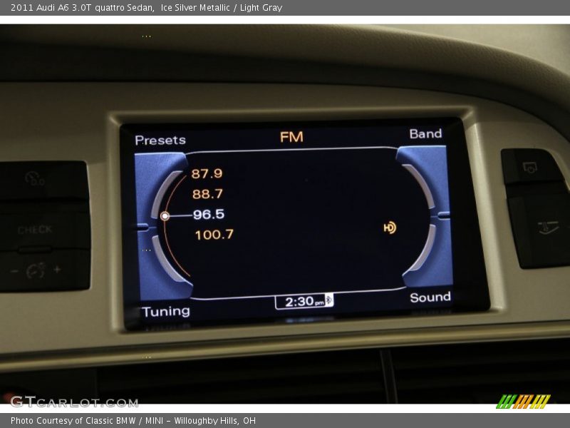 Ice Silver Metallic / Light Gray 2011 Audi A6 3.0T quattro Sedan