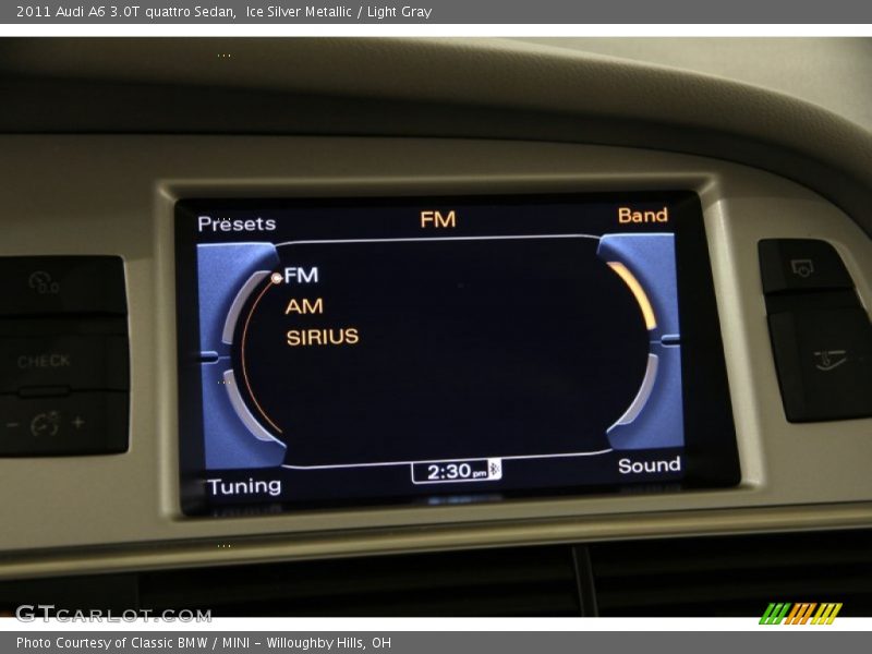 Ice Silver Metallic / Light Gray 2011 Audi A6 3.0T quattro Sedan