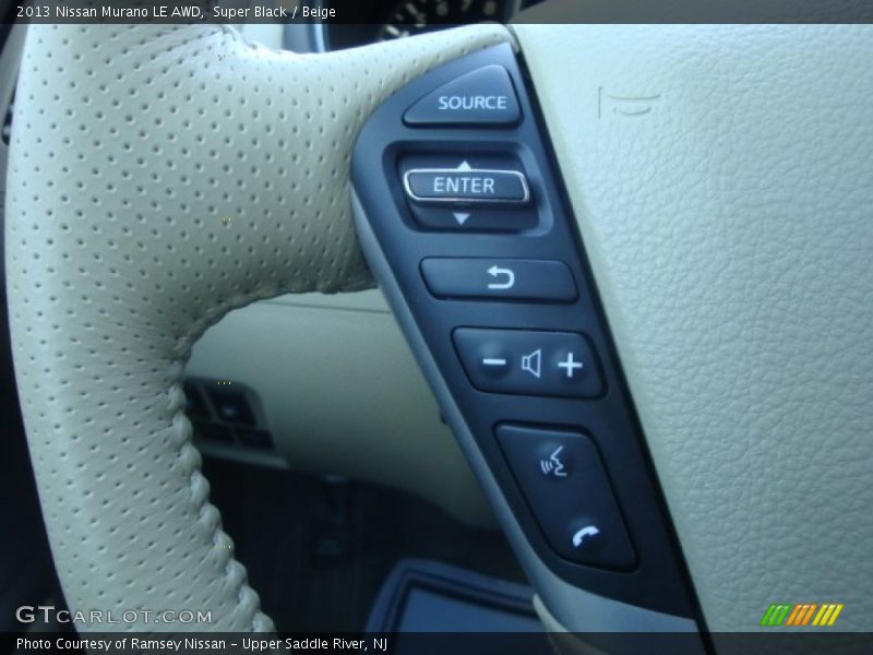 Super Black / Beige 2013 Nissan Murano LE AWD