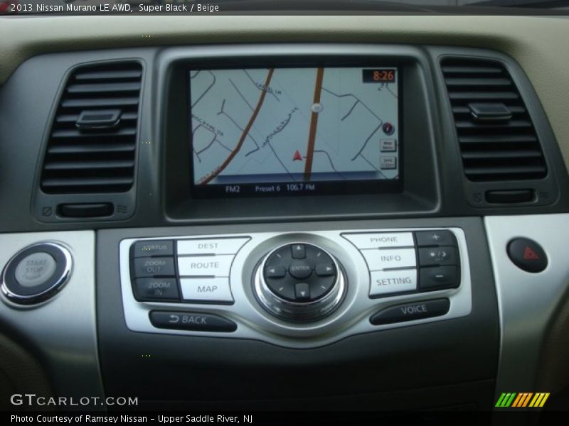 Super Black / Beige 2013 Nissan Murano LE AWD