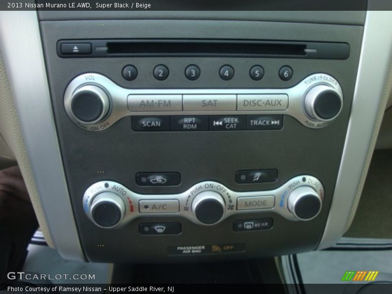 Super Black / Beige 2013 Nissan Murano LE AWD