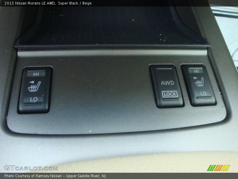 Super Black / Beige 2013 Nissan Murano LE AWD