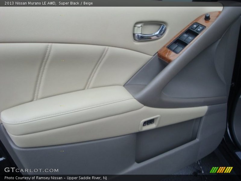 Super Black / Beige 2013 Nissan Murano LE AWD