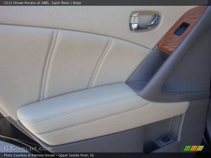 Super Black / Beige 2013 Nissan Murano LE AWD