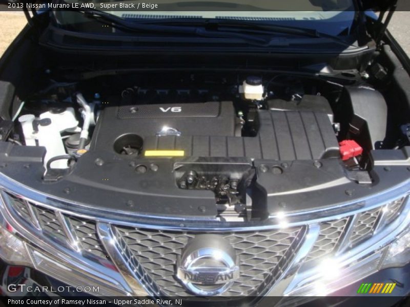 Super Black / Beige 2013 Nissan Murano LE AWD