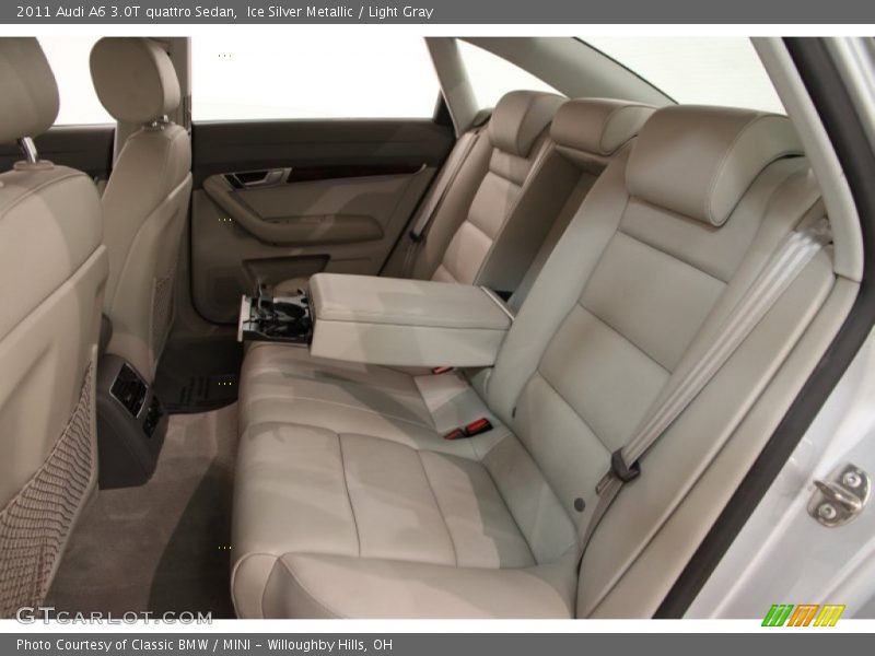 Rear Seat of 2011 A6 3.0T quattro Sedan