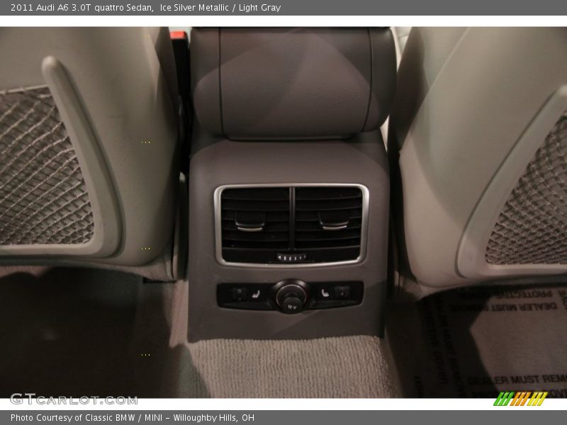Ice Silver Metallic / Light Gray 2011 Audi A6 3.0T quattro Sedan