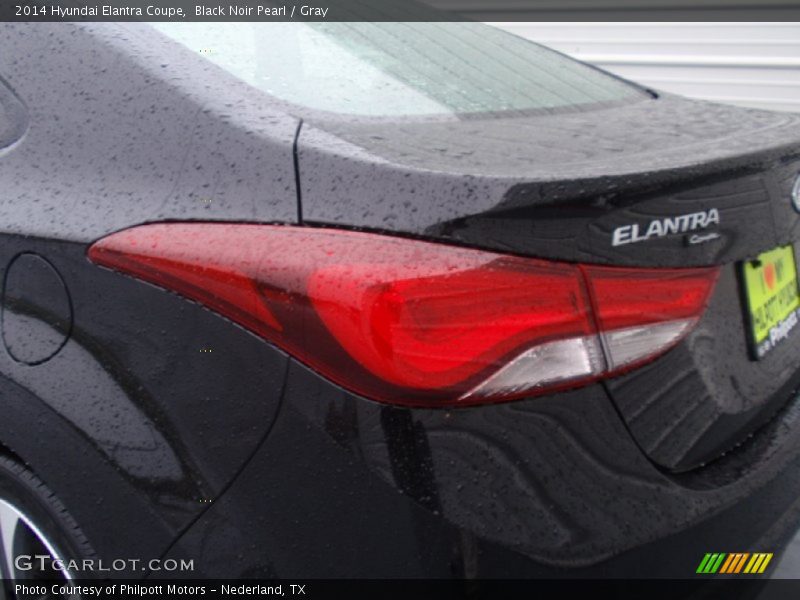 Black Noir Pearl / Gray 2014 Hyundai Elantra Coupe