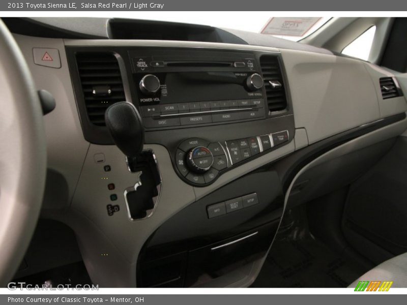 Salsa Red Pearl / Light Gray 2013 Toyota Sienna LE