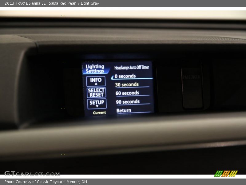 Salsa Red Pearl / Light Gray 2013 Toyota Sienna LE