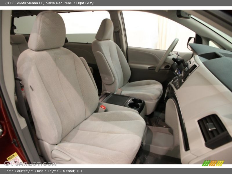 Salsa Red Pearl / Light Gray 2013 Toyota Sienna LE