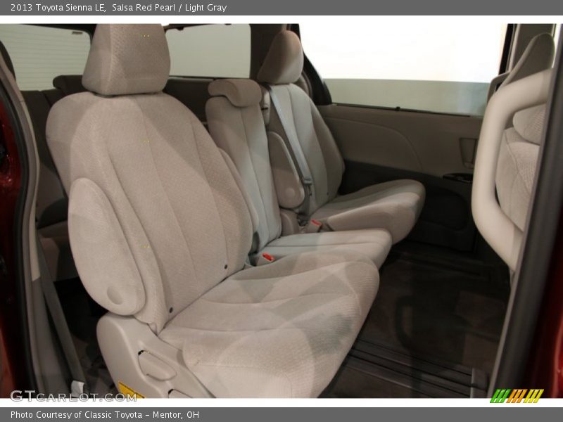 Salsa Red Pearl / Light Gray 2013 Toyota Sienna LE