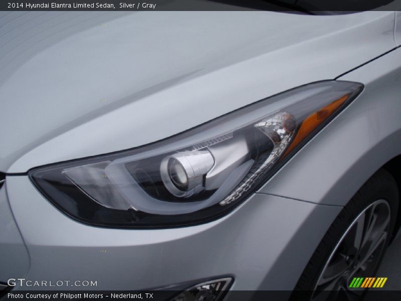 Silver / Gray 2014 Hyundai Elantra Limited Sedan