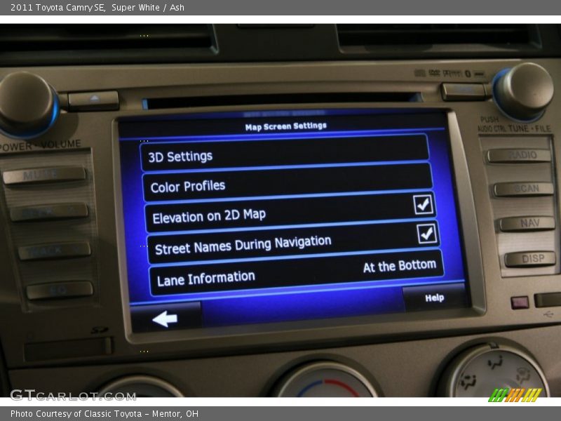 Super White / Ash 2011 Toyota Camry SE