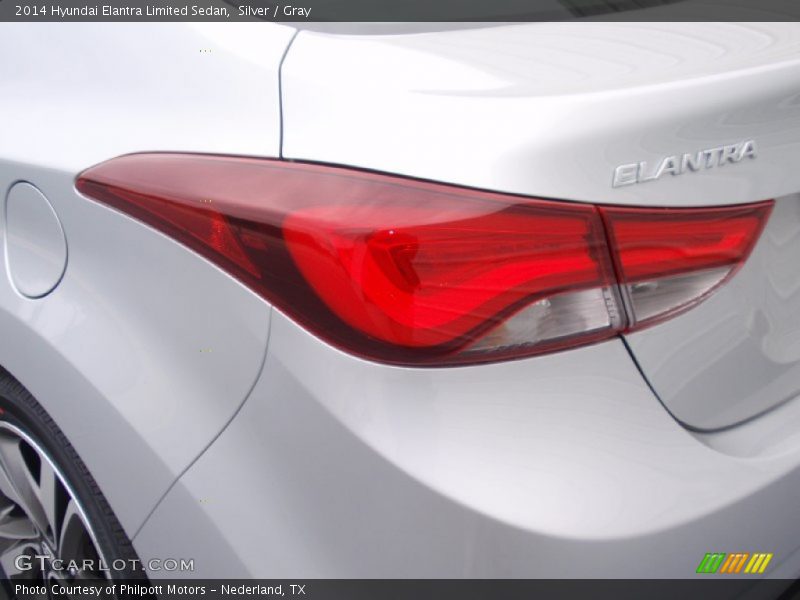 Silver / Gray 2014 Hyundai Elantra Limited Sedan